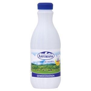 Asturiana leche semidesnatada 1,5 lt por 6 botellas