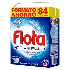 Detergente en polvo Flota 84 lavados