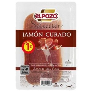 ELPOZO jamon curado lonchas 55 gr