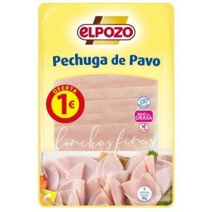 ELPOZO pechuga de pavo lonchas finas 90 gr