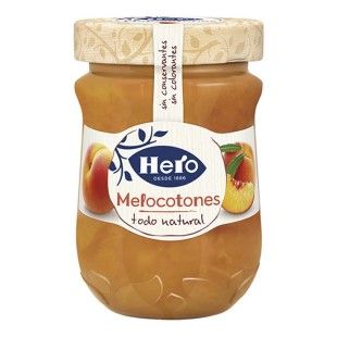 Hero Todo Natural confitura de melocotón 345 gr