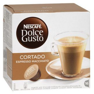 Nescafé dolce gusto café cortado descafeinado 16 cápsulas