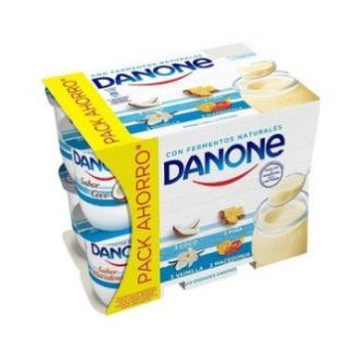 Yogur sabores Danone pack 12x120-grs