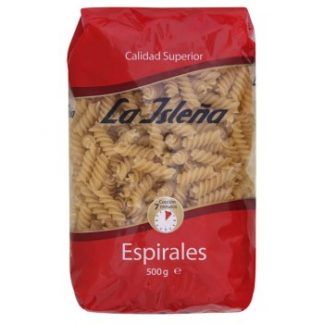 La Isleña macarrones espirales 500 g